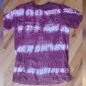 Huf Large Maroon/White Tshirt